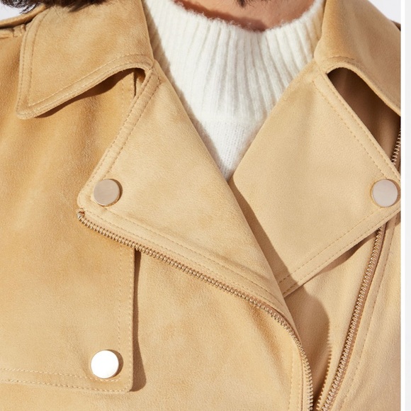 Armani Exchange Eco Suede Biker Jacket - Picture 3 of 8